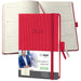 SIGEL C2465 Conceptum Weekly planner 2024, approx. A6, Red, hardcover, 2 pages equal to 1 week, 176 pages red ca. A6