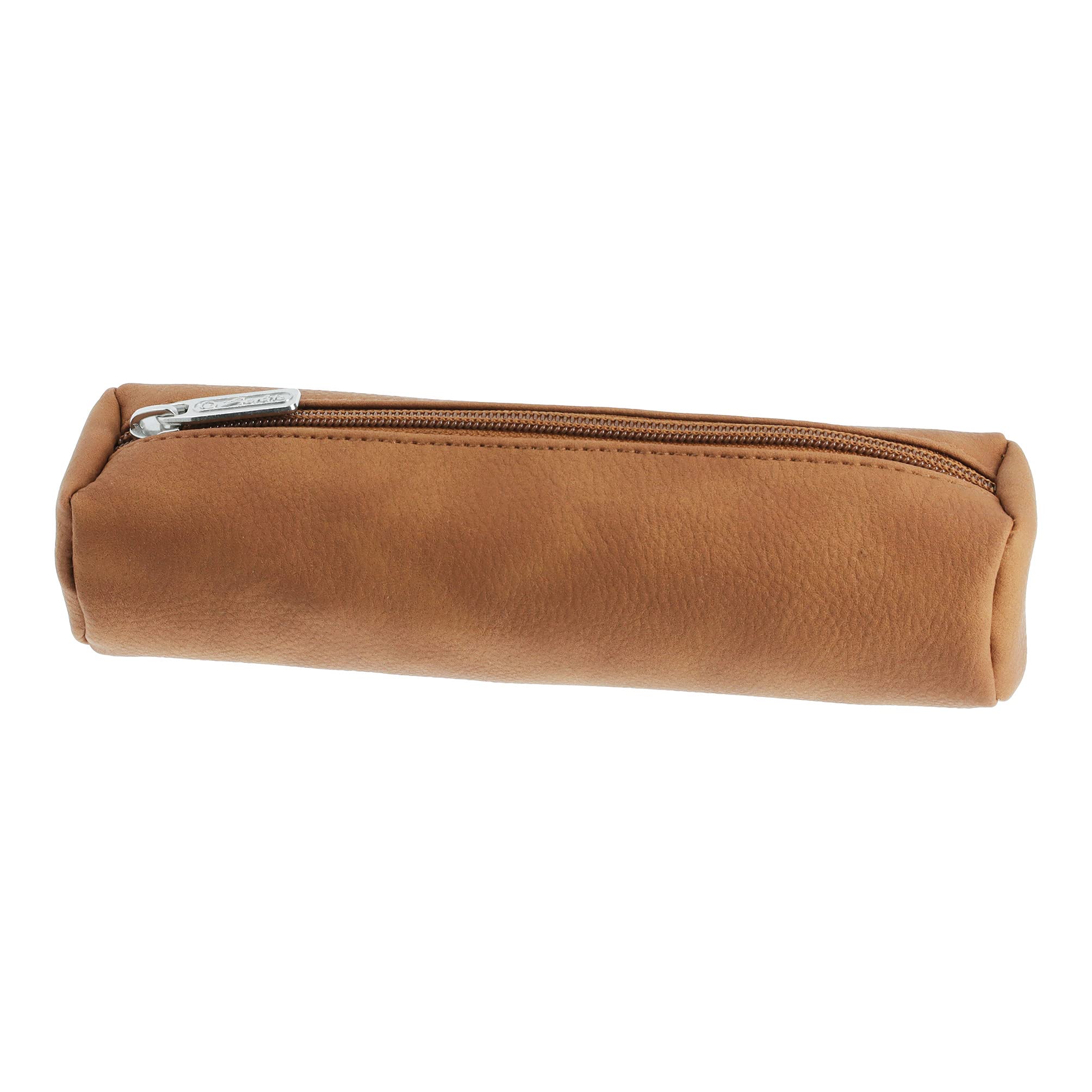 Herlitz 50039074 Pencil Case Round Cognac Brown