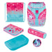 herlitz Grundschulrucksack SoftLight Greenline Pink Bubbles