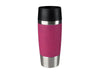 Emsa 513550 Travel Mug Insulated Drinking Cup with Quick Press Closure, 360 ml, Raspberry