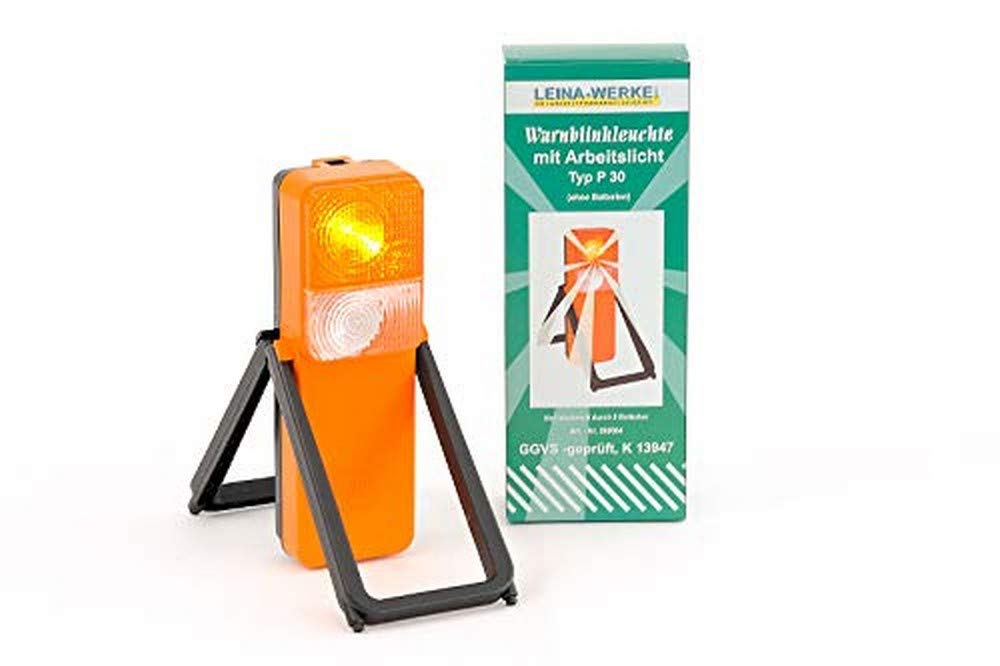 LEINA-WERKE Typ P30 Halogen Warnleuchte orange 28,