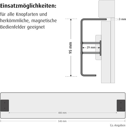 reer Abdeckung Kindersicherung Herd-Knopfe