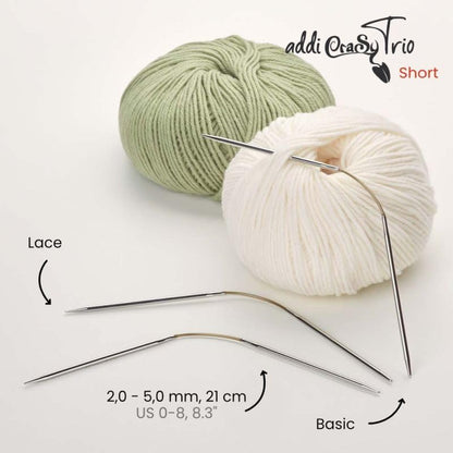 Addi Crasytrio Double Pointed Needles, 3mm 14 x 10 x 1 cm