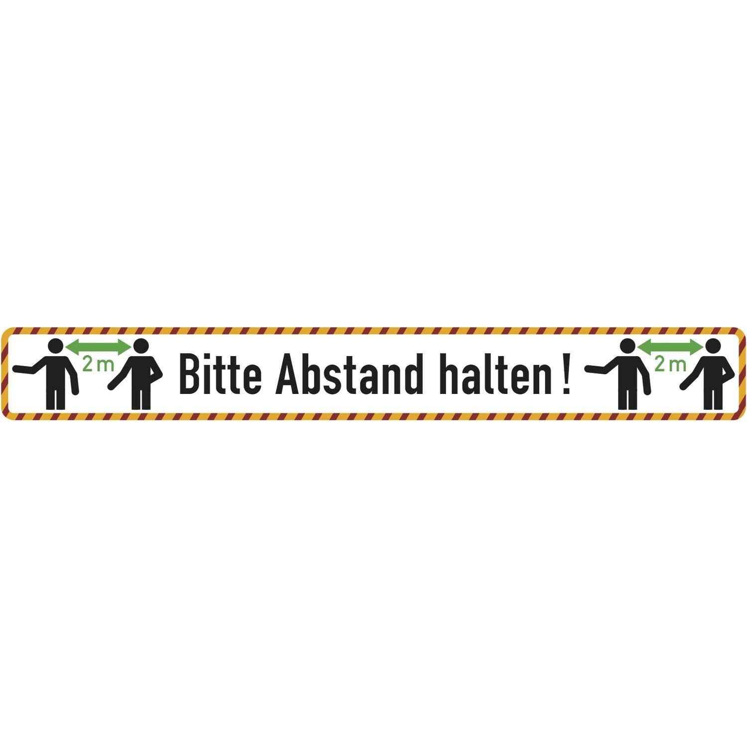SafetyMarking® Hinweisaufkleber Bitte Abstand hal