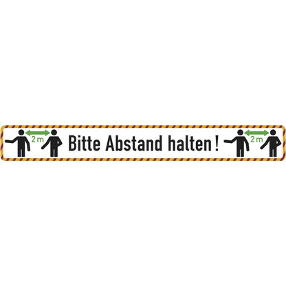 SafetyMarking® Hinweisaufkleber Bitte Abstand hal