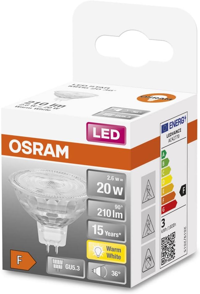 OSRAM LED-Lampe SUPERSTAR MR16 35 36 GU5.3 5 W kla