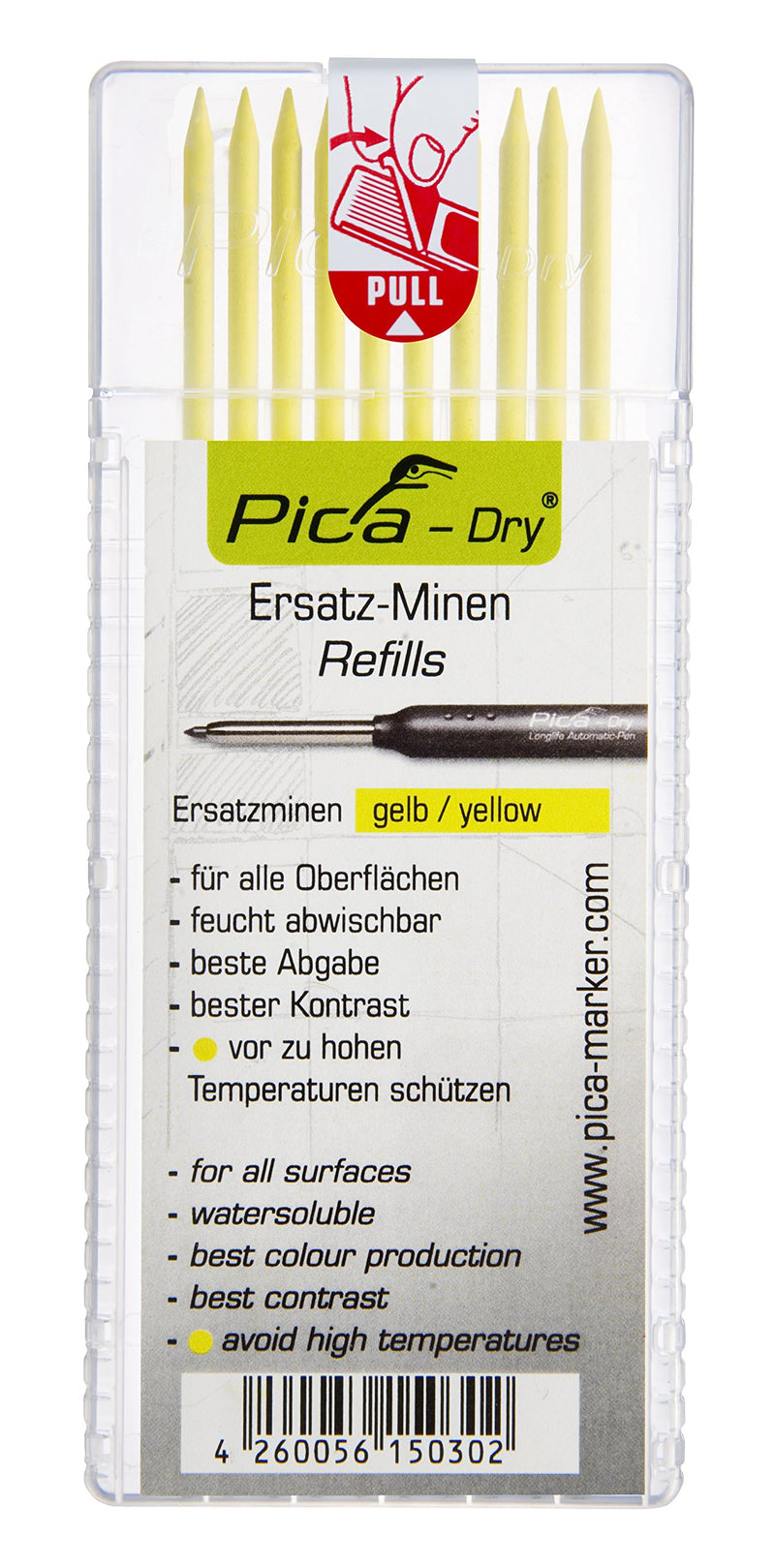 Pica Pica-Dry Fallminen gelb 2,8 mm, 10 St.