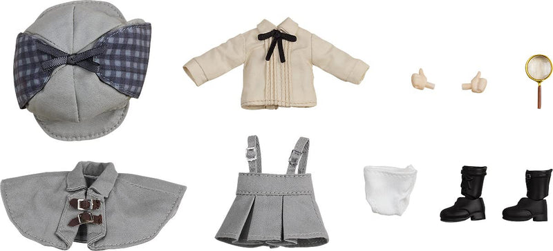Good Smile Company Original Character Accessories for Nendoroid Doll Outfit Set Detective - Girl (Gray)