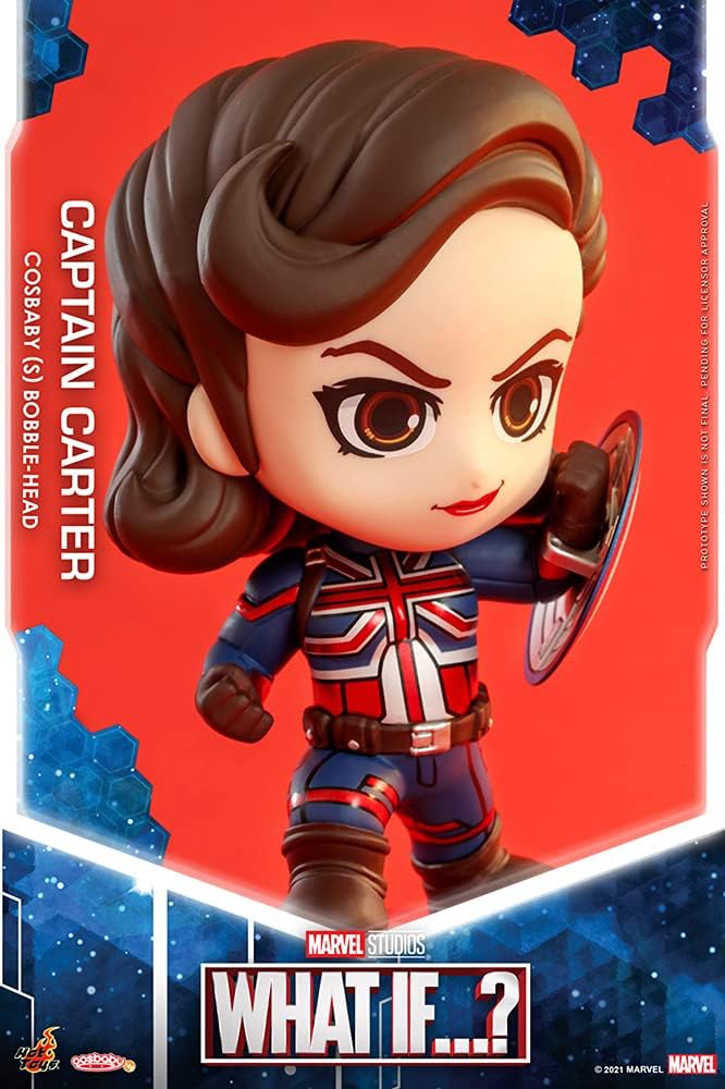 Hot Toys What If.? 10 cm Captain Carter Cosbaby (S) Figurine