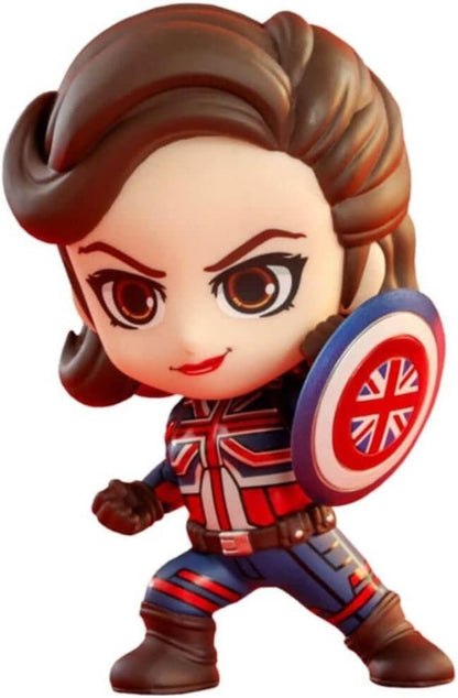 Hot Toys What If.? 10 cm Captain Carter Cosbaby (S) Figurine