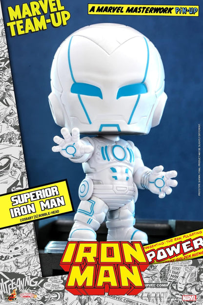 Hot Toys Marvel Comics Cosbaby (S) Superior Iron Man 10cm Figure
