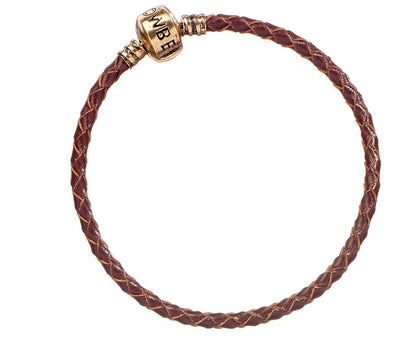 FANTASTIC BEASTS - Brown Leather Charm Bracelet -