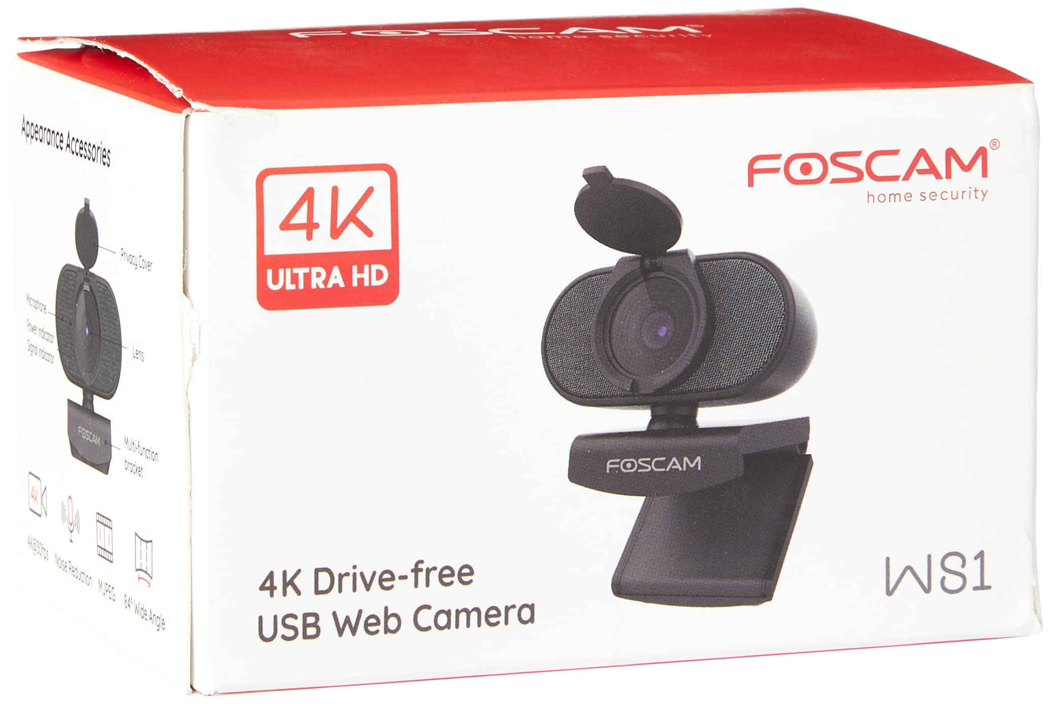 FOSCAM W81 webcam 8 MP 3840 x 2160 pixels USB Noir