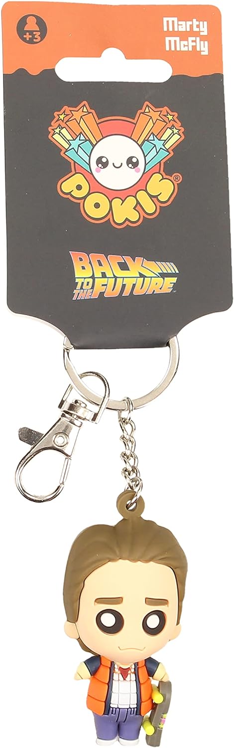 BACK TO THE FUTURE - Rubber Figure Keychain - Mart