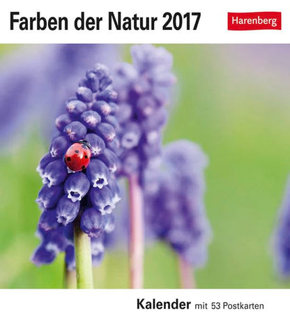 Harenberg Postkartenkalender Farben der Natur 2024
