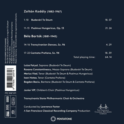 Kodály: Te Deum & Psalmus Hungaricus/...
