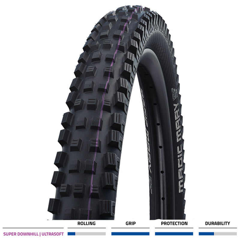Schwalbe Magic Mary Super Downhill Faltreifen (62-622 (Addix Ultra Soft | TLE | E50 | schwarz