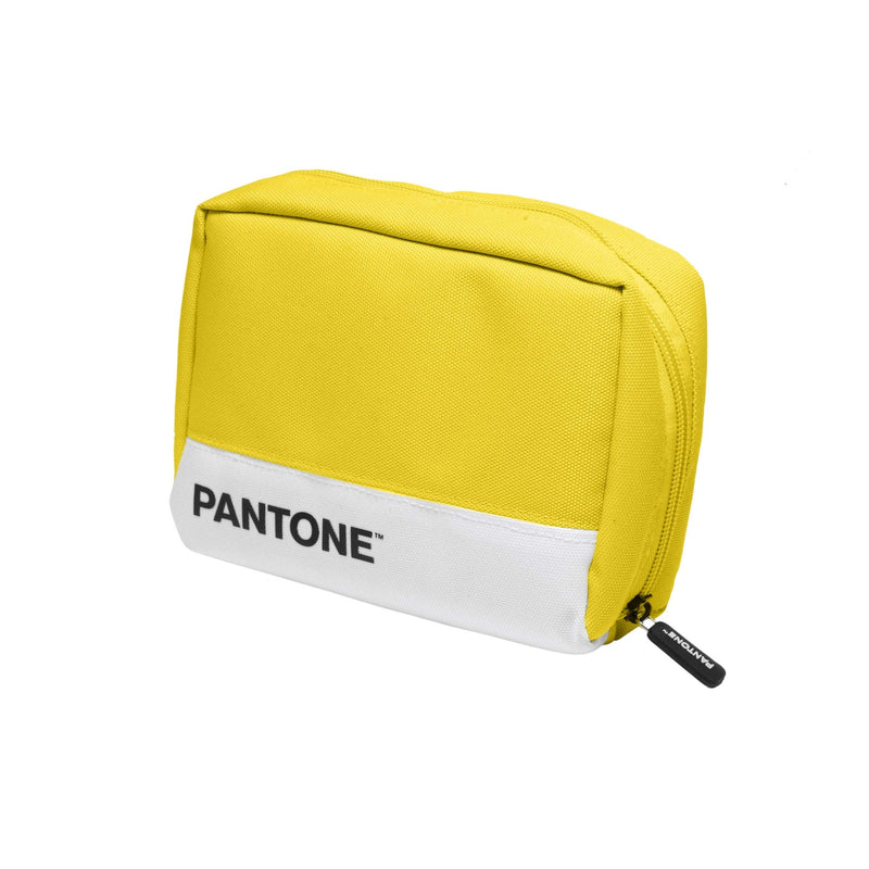 Celly PTBPK000Y Pantone Electrical Travel Organizer, Internal Pockets, Small, Yellow