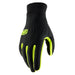 100% BRISKER XTREME Gloves Black/Fluo Yellow - M