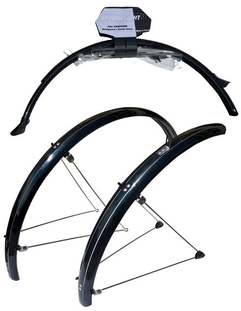 Motodak Mudguard Vtc 28'' Strong To Rods 54mm Black (Pr