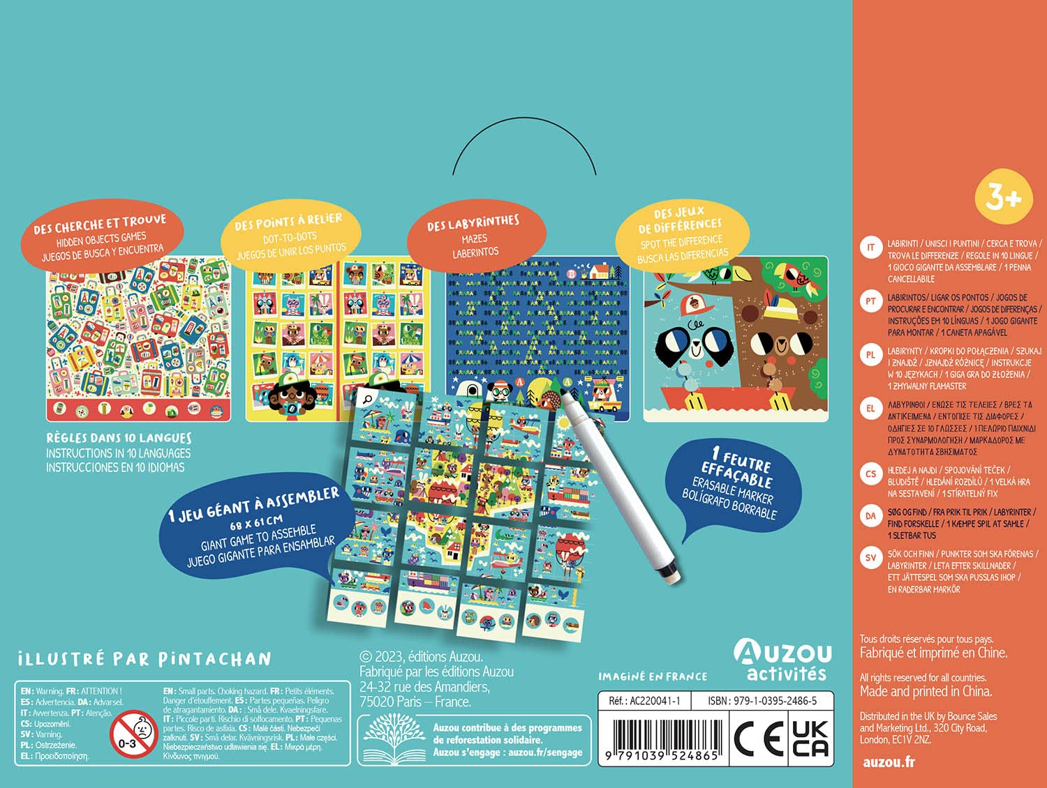 MA POCHETTE DE JEUX - 20 PETITS JEUX - EN VOYAGE !