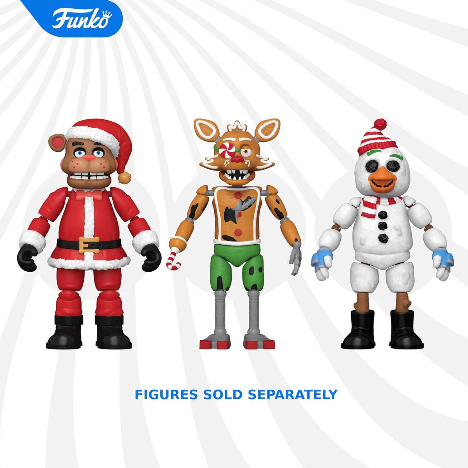 Funko Action Figure: Five Nights At Freddy's (FNAF) - Holiday Foxy - Collectable Toy - Gift Idea - Official Merchandise - for Boys, Girls, Kids & Adults - Video Games Fans