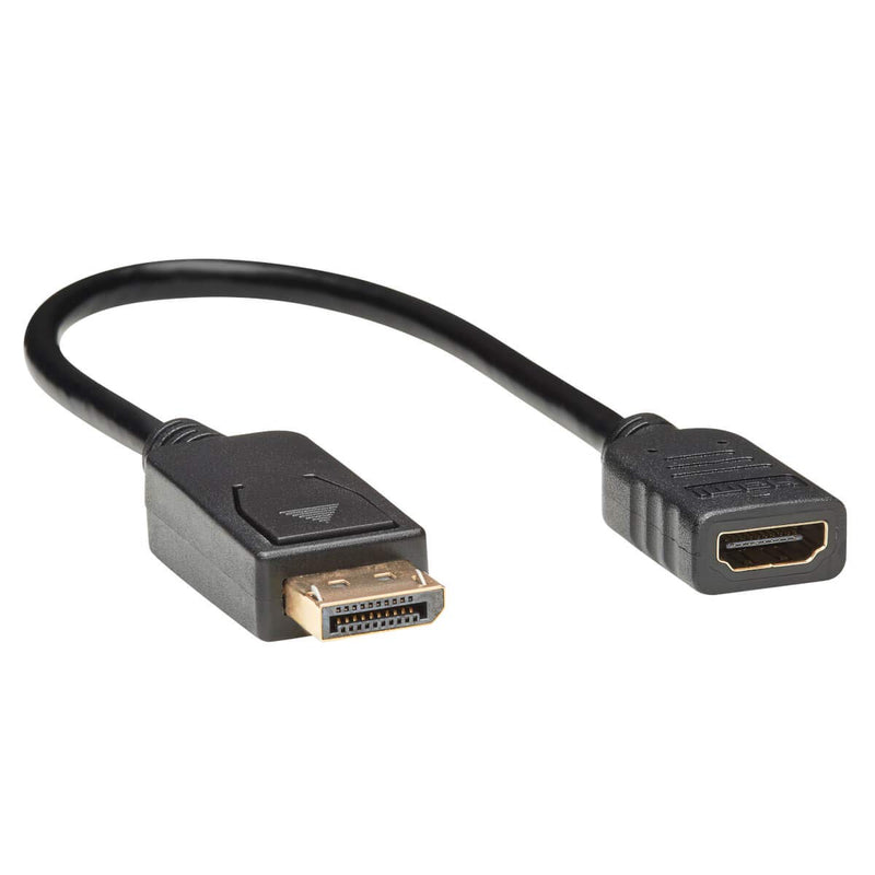 Tripp Lite DisplayPort to HDMI Video Adapter, 1080p 60Hz DP to HDMI Video Converter, Passive Display Adapter (M/F), HDCP, 1 ft. (P136-001)