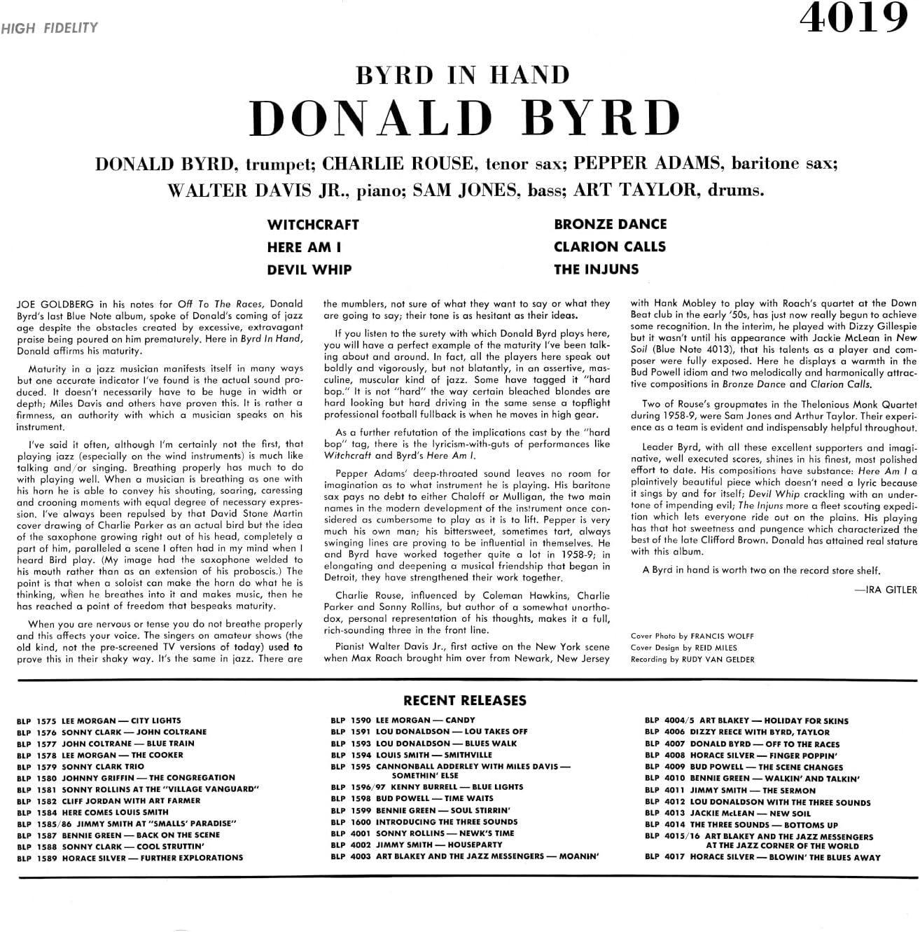 Byrd in Hand