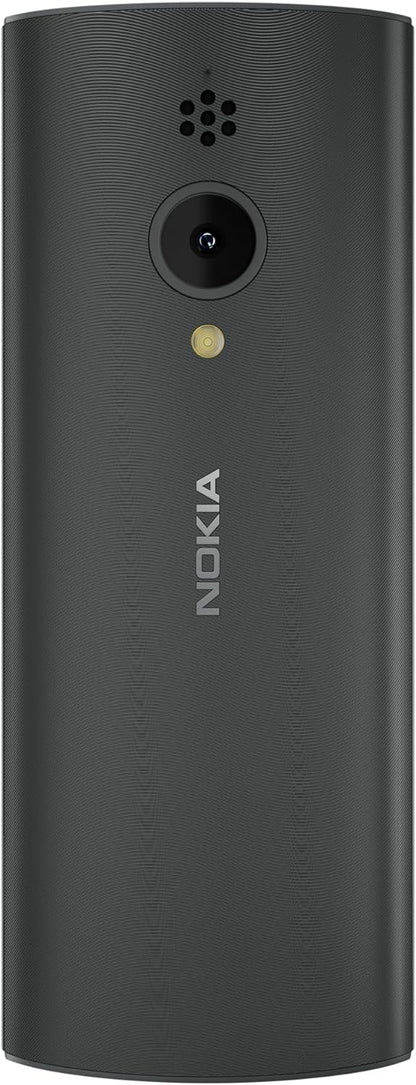 Nokia 150 Feature Phone with FM Radio, Camera with Flash, Powerful Battery, 20 Hours Talk Time and 30 Days Standby Mode, Black