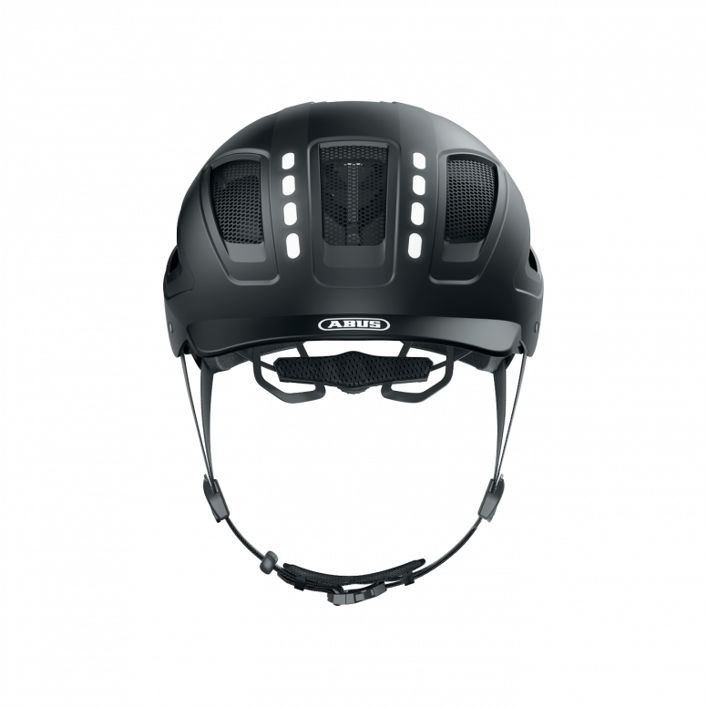 Abus Helmet Hyban 2.0-Led Sgnl Black L 56-61