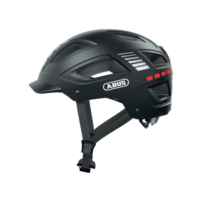 Abus Helmet Hyban 2.0-Led Sgnl Black XL 58-63