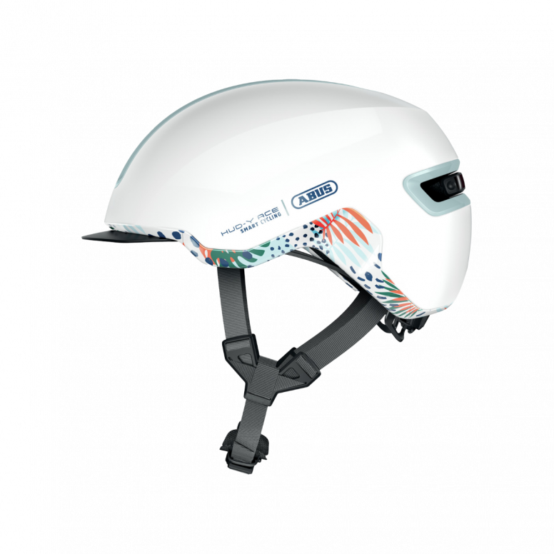 Abus Helmet Hud-Y Flower White M 54-58