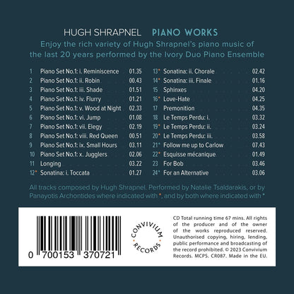Hugh Shrapnel: Piano Works