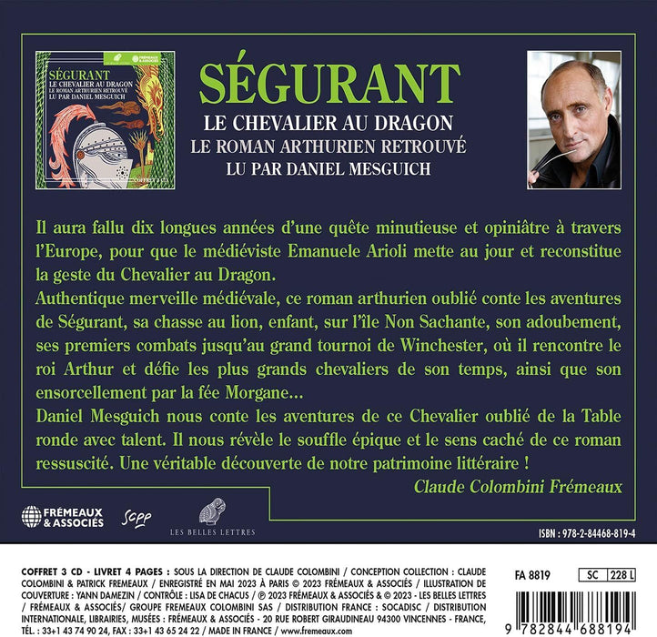 Ségurant Le Chevalier Au Dragon: Le Roman Arthurien Retrouvé