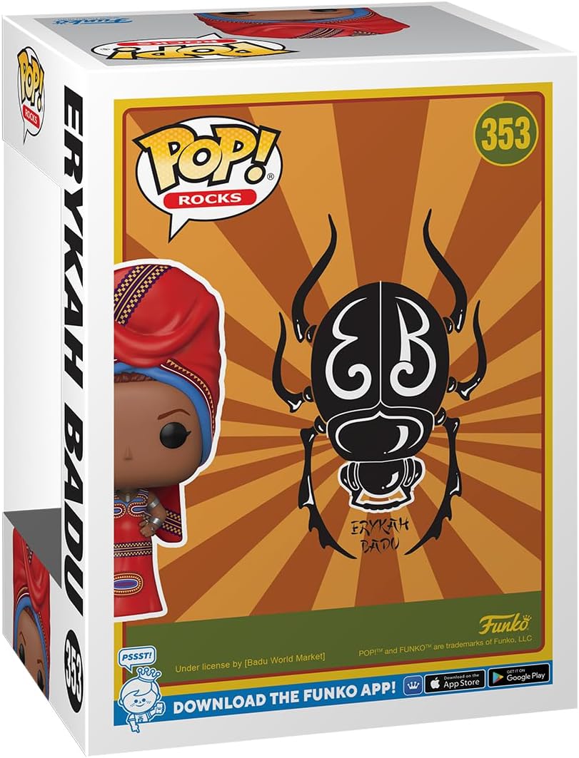 Funko POP! Rocks: Erykah Badu - (Tyrone) - Collectable Vinyl Figure - Gift Idea - Official Merchandise - Toys for Kids & Adults - Music Fans - Model Figure for Collectors and Display