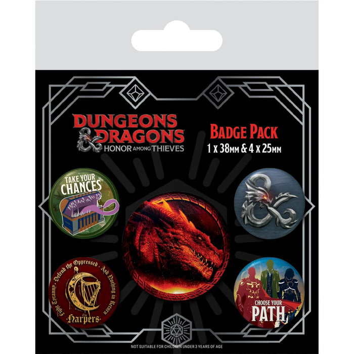 DUNGEONS & DRAGONS (MOVIE) BADGE PACK