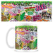 Pyramid International Teenage Mutant Ninja Turtles Coffee Mug (Sticker Bomb Design) 11oz Ceramic Coffee Mug, Cups and Coffee Mugs for Women, Mugs for Men and Mugs for Kids - Official Merchandise