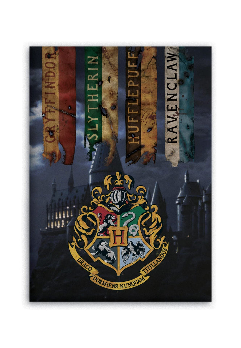 HARRY POTTER - Crest - Polar Plaid 100% Microfiber