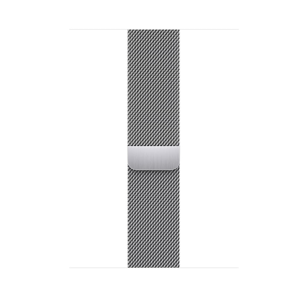 Apple Milanaise 45 mm Smartwatch-Armband silber
