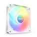NZXT F120 RGB Core - RF-C12SF-W1 - 120mm Hub-Mounted RGB Fan - 8 Individually-Addressable LEDs - Semi-Translucent Blades - High Static Pressure & Airflow - Quiet Operation PWM Control - White 120 mm Single pack White