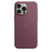 Apple - Back Cover For Mobile Phone - Magsafe Compatibility - Microtwill, Finewoven - Mulberry - For Iphone 15 Pro Max