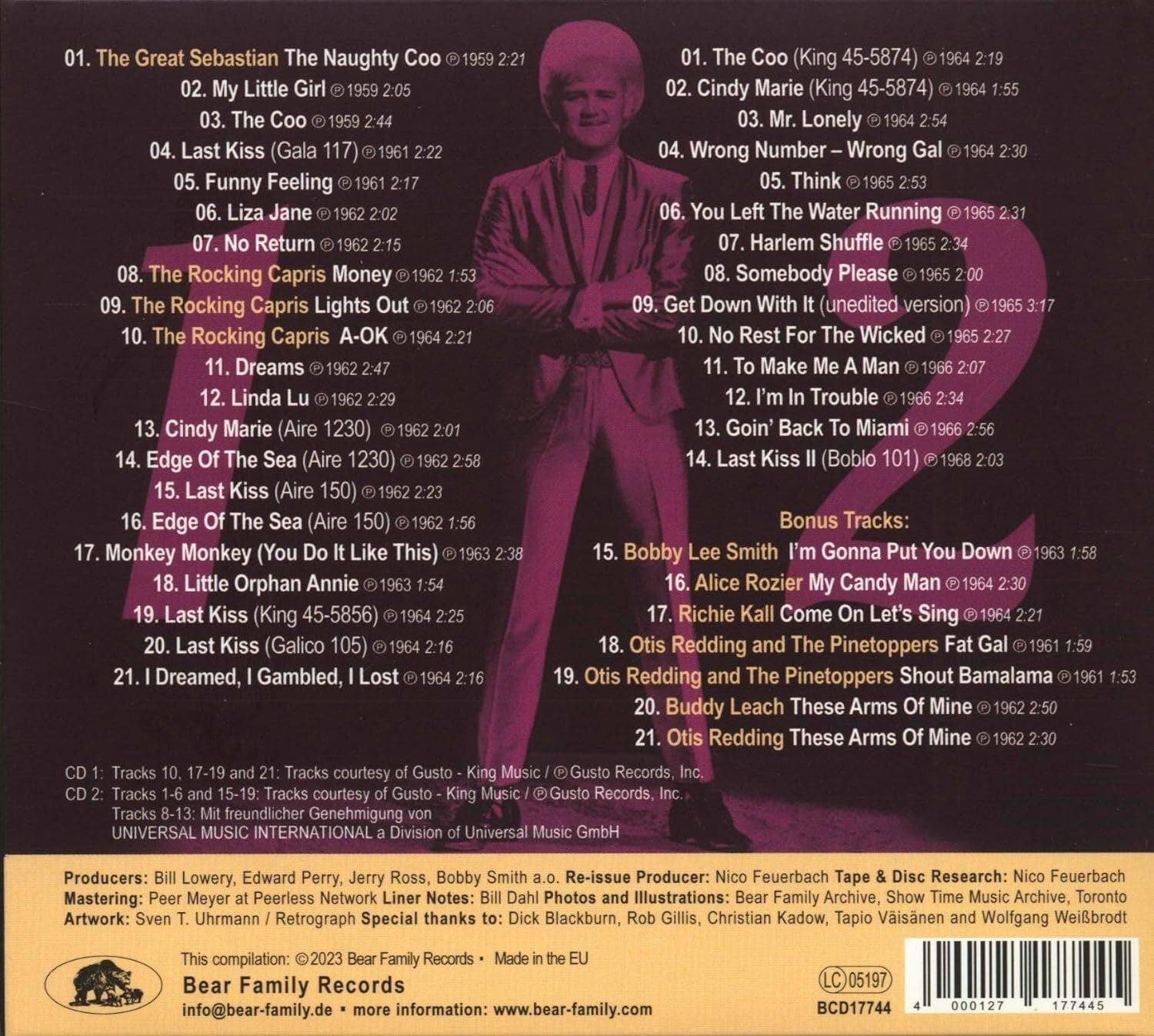 The Bigger the Pompadour...: His Complete Recordings from 1959-1966