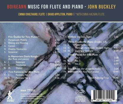 John Buckley: Boireann: Music for Flute & Piano