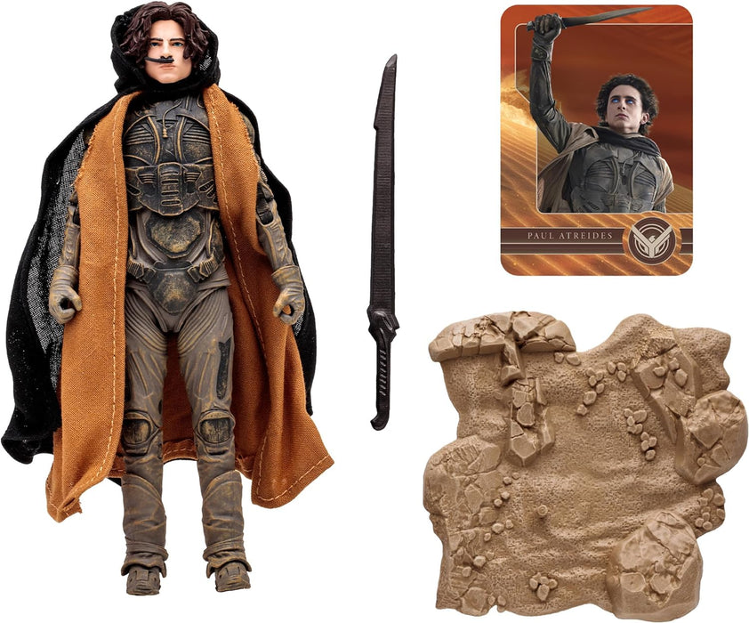 McFarlane Toys Dune: Part Two Paul Atreides 7-Inch Action Figure - Incredibly Detailed Hero's Journey with Ultra Articulation, Sword, and Collectible Art Card
