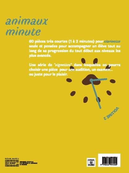 Animaux minute Vol.2 (Clarinet