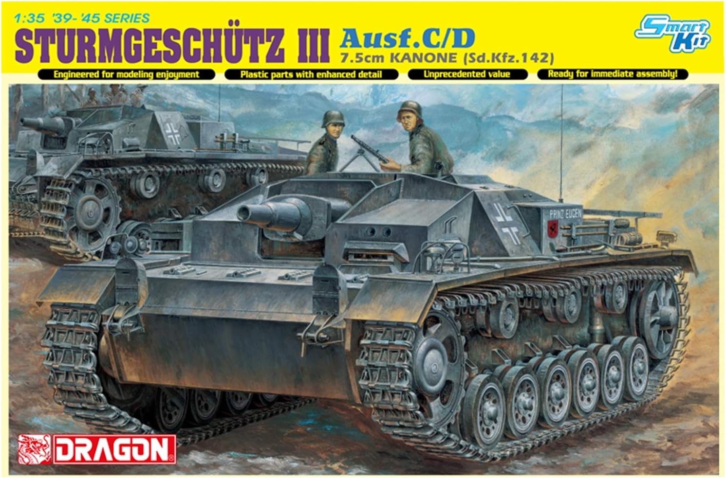 STURMGESCHÜTZ 7.5cm KANONE AUSF.C/D Model Kit (1/35 Scale)