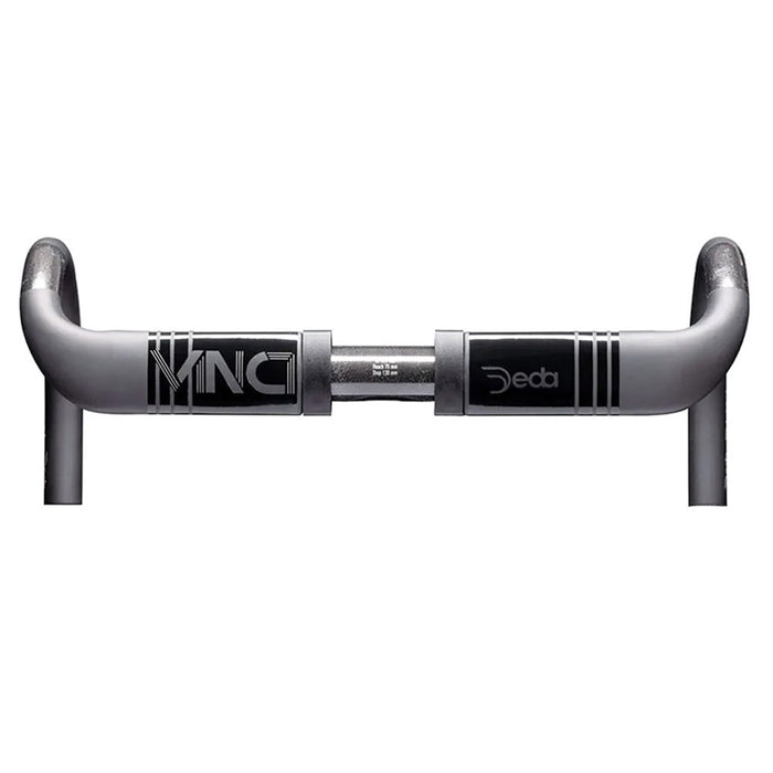 Deda Elementi Vinci DCR Shallow Handlebars, Polish On Black, 42cm