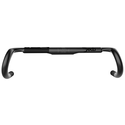 Deda SZGRHBPOB46 Cintre SUPERZERO Gravel, Ø31.7, RHM, 46CM, évasement 16°, Finition POB, Carbone UD Unisex-Adult, Black (Black), Única