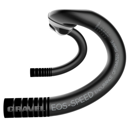 Deda SZGRHBPOB46 Cintre SUPERZERO Gravel, Ø31.7, RHM, 46CM, évasement 16°, Finition POB, Carbone UD Unisex-Adult, Black (Black), Única