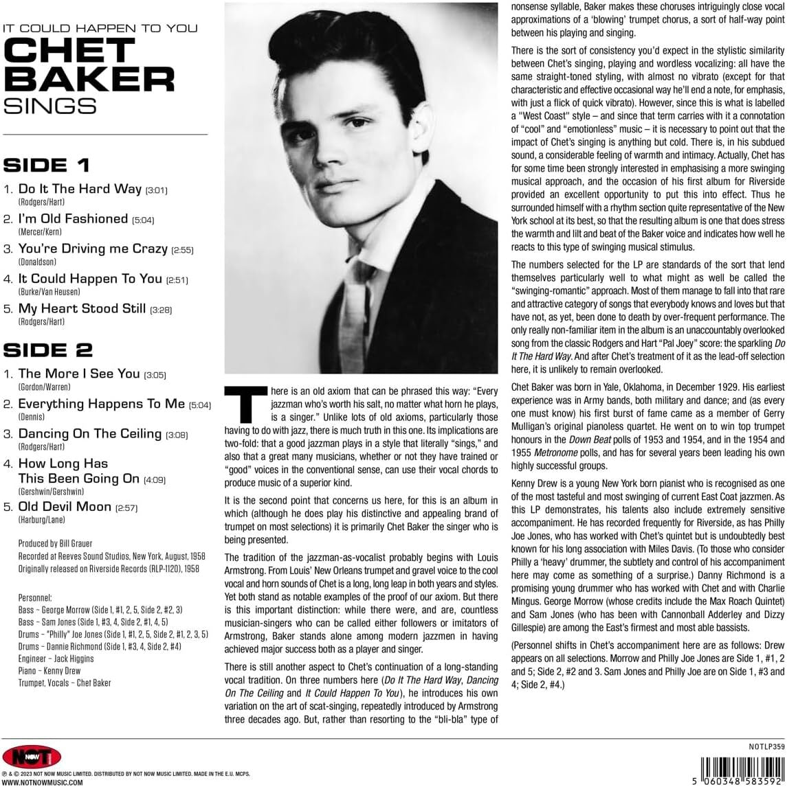 It Could Happen to You: Chet Baker Sings
